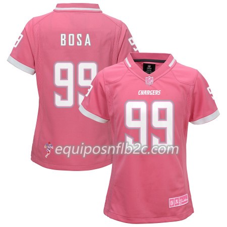 Camiseta Mujer NFL Los Angeles Chargers Joey Bosa 99 Nike Rosa 